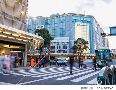 京都 四条河原町 夕景 京都 四条河原町 夕景 65690952