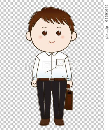 男子学ラン春服のイラスト素材