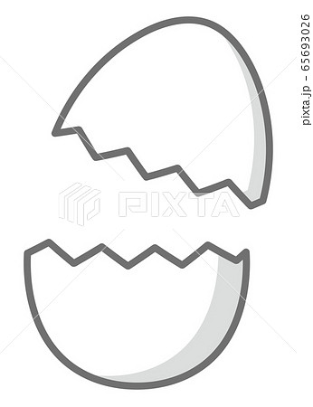 卵の殻のイラスト素材