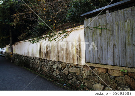 東大寺への道、塀、奈良県奈良市、 東大寺への道、塀、奈良県奈良市、 65693683