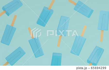 アイスバー3DCG背景画像 65694299