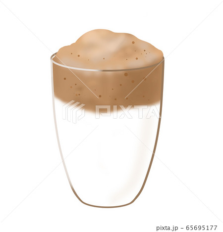 ダルゴナコーヒーのイラスト ダルゴナコーヒーのイラスト 65695177