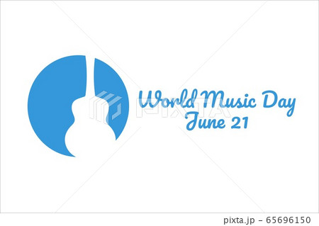 World Music Day. June 21. Holiday concept. Template for background, banner, card, poster with text 65696150
