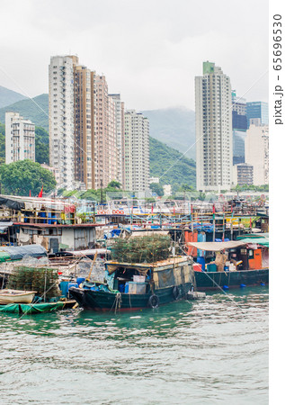 Fishing Village under Magic Hour 65696530