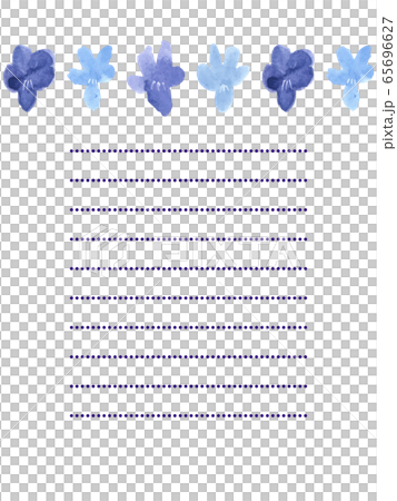 Violet watercolor letter paper - Stock Illustration [65696627] - PIXTA