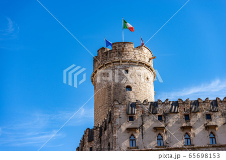 Medieval Castle of the Trento City Italy - Castello del Buonconsiglio 65698153