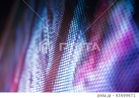 CloseUp LED blurred screen. LED soft focus CloseUp LED blurred screen. LED soft focus 65699671