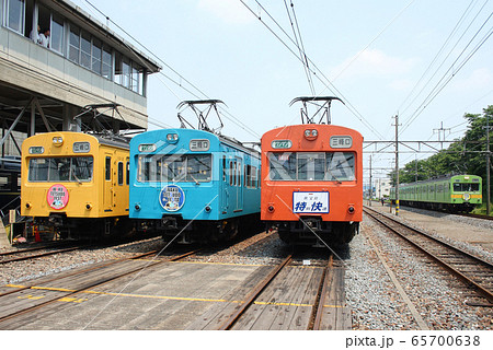 秩父鉄道1000系（国鉄101系4色並び） 65700638