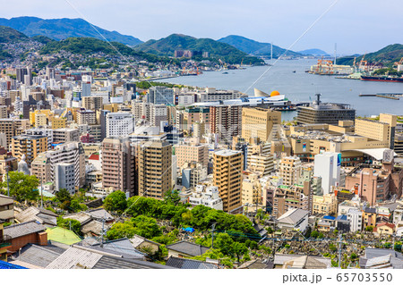 立山地区から長崎の街並み 【長崎市】 立山地区から長崎の街並み 【長崎市】 65703550