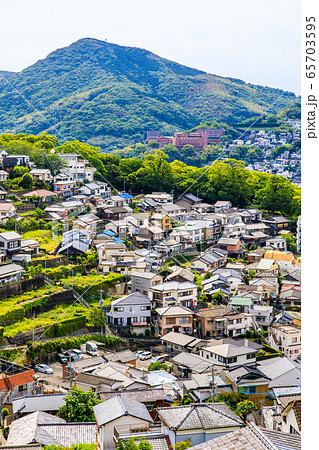 立山地区から長崎の街並み　【長崎市】 65703595