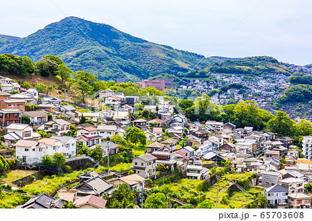 立山地区から長崎の街並み　【長崎市】 65703608