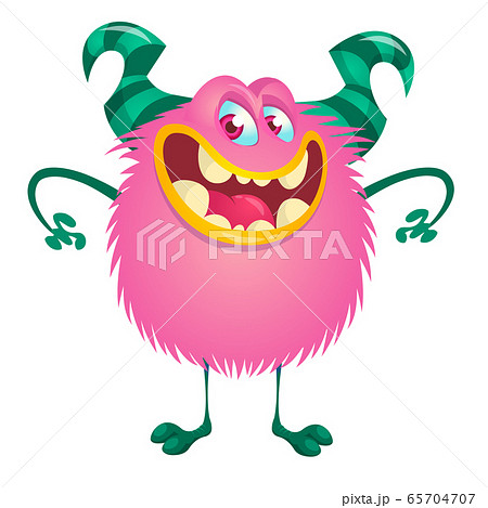 Funny cartoon monster. Vector Halloween Funny cartoon monster. Vector Halloween 65704707