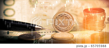 Polish money, coin stack. Business, finance Polish money, coin stack. Business, finance 65705988