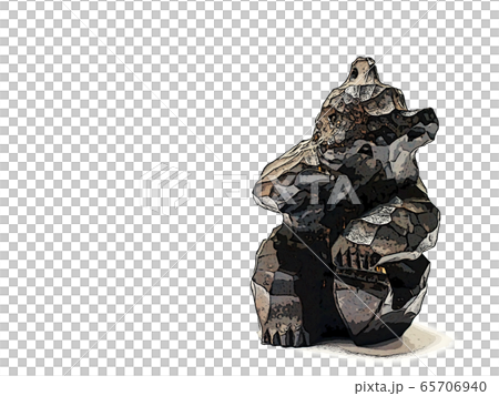 Bear wood carving Bear wood carving 65706940