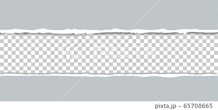 Torn paper with ripped edges realistic vector illustration 65708665