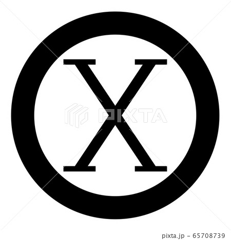 Chi greek symbol capital letter uppercase font  65708739