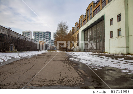 Abandoned territory of the aircraft factory. 65711993