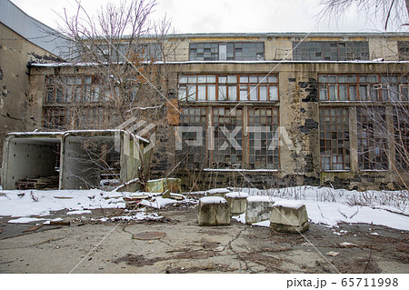 Abandoned territory of the aircraft factory. 65711998