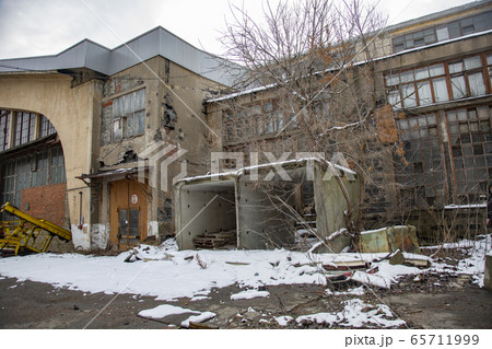 Abandoned territory of the aircraft factory. 65711999