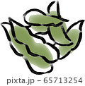 枝豆すこし　はっきり水彩風 65713254
