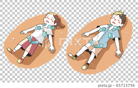 熱中症のためアイシング(屋外) 65713756