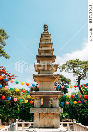 Gilsangsa temple stone tower in Seoul, Korea 65715013