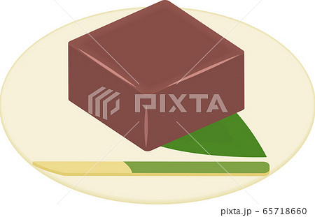 水ようかんのイラスト素材