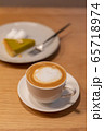 カフェラテ 65718974
