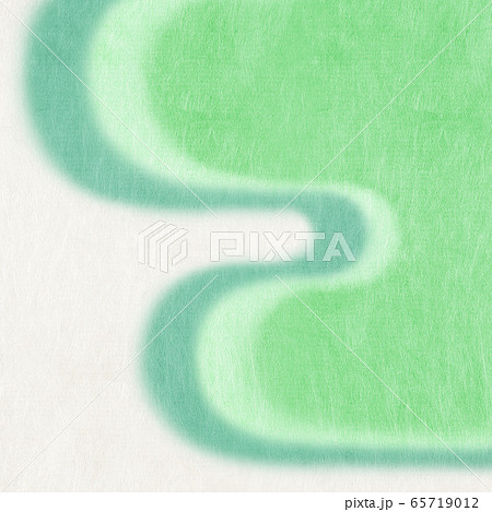 背景-和紙-緑色 65719012