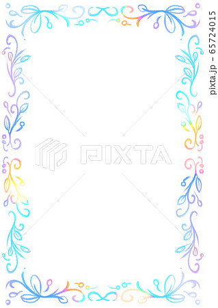 手描きのやさしい装飾フレームシリーズ 手描きのやさしい装飾フレームシリーズ 65724015