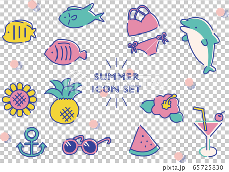 夏天圖標 夏天圖標 65725830