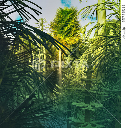 Dinasour forest in big resolution 3d rendering 65726311