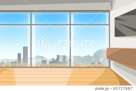 contemporary apartment design interior window 65727687
