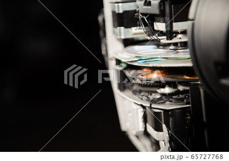 The equipment repair engineer diagnoses the breakdown of light equipment The equipment repair engineer diagnoses the breakdown of light equipment 65727768