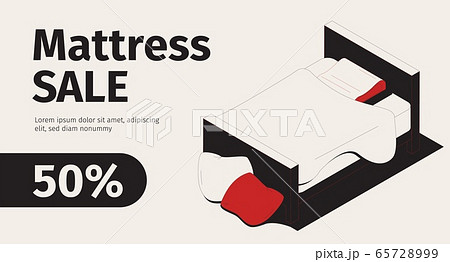 Mattress Sale Horizontal Banner 65728999