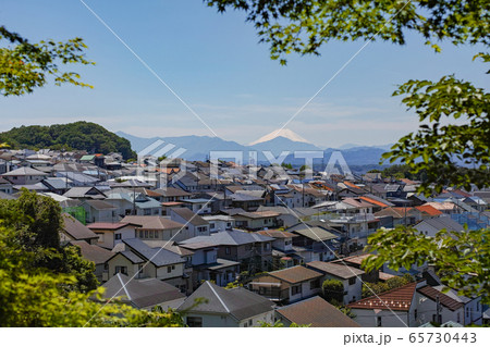東京都/ 高幡城址・高幡城跡からの眺望(富士山側) 東京都/ 高幡城址・高幡城跡からの眺望(富士山側) 65730443