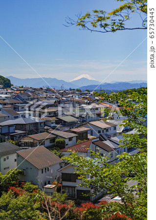 東京都/ 高幡城址・高幡城跡からの眺望（富士山側） 65730445