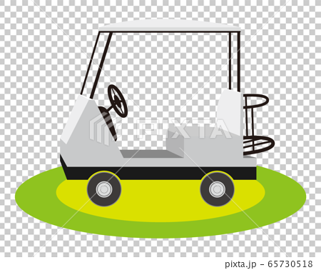 ゴルフカート のイラスト素材 65730518 Pixta