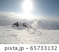 雪山と太陽  65733132