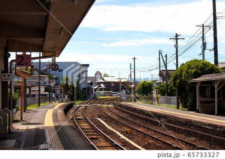 JR桃太郎線の駅舎風景 JR桃太郎線の駅舎風景 65733327