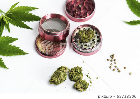 Close-up of medical marijuana buds, hemp seeds, Close-up of medical marijuana buds, hemp seeds, 65733506