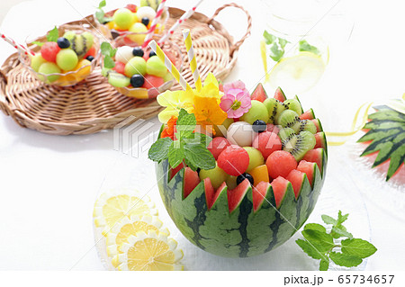 スイカフルーツポンチ スイカフルーツポンチ 65734657