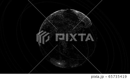 抽象的なイメージCG 65735419