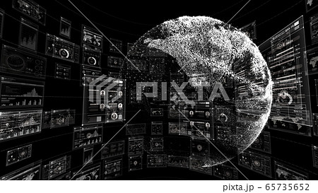 抽象的なイメージCG 抽象的なイメージCG 65735652