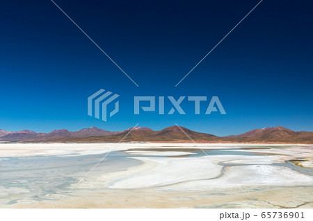Atacama Desert, Chile. Salar Aguas Calientes. Lake Tuyacto. South America. Atacama Desert, Chile. Salar Aguas Calientes. Lake Tuyacto. South America. 65736901