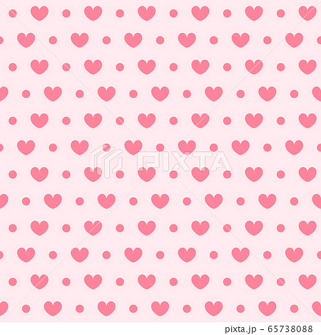 Heart pattern with dots. Seamless vector Heart pattern with dots. Seamless vector 65738088