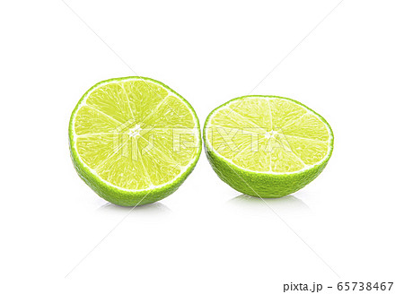 lime isolated on white background lime isolated on white background 65738467