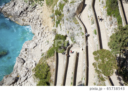 Capri Island, Via Krupp, Italy 65738543