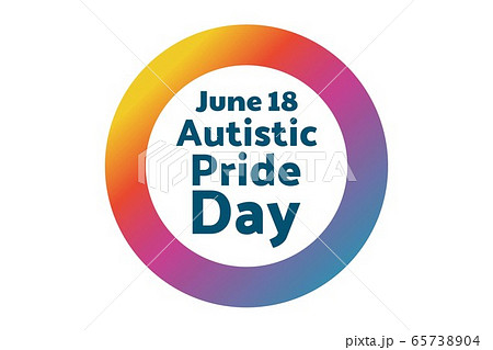 Autistic Pride Day. June 18. Holiday concept. Template for background, banner, card, poster with Autistic Pride Day. June 18. Holiday concept. Template for background, banner, card, poster with 65738904