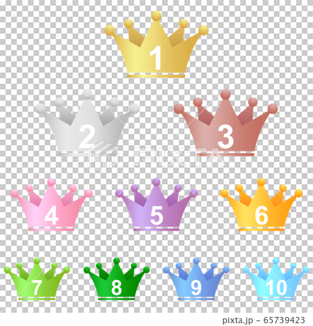 王冠ランキングセット 65739423